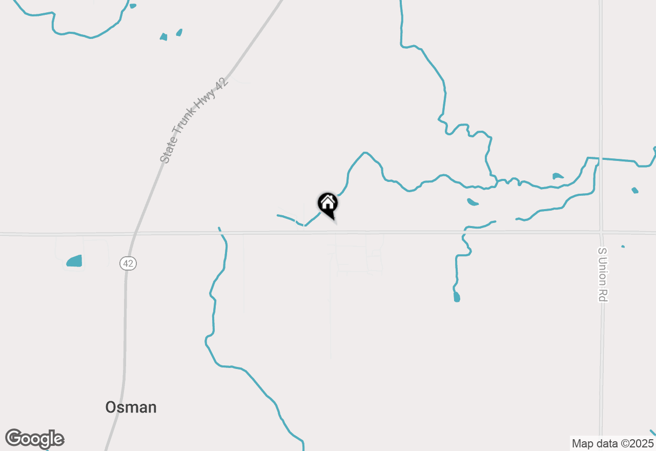 Map of 10308 County Road F, Newton, WI 53063