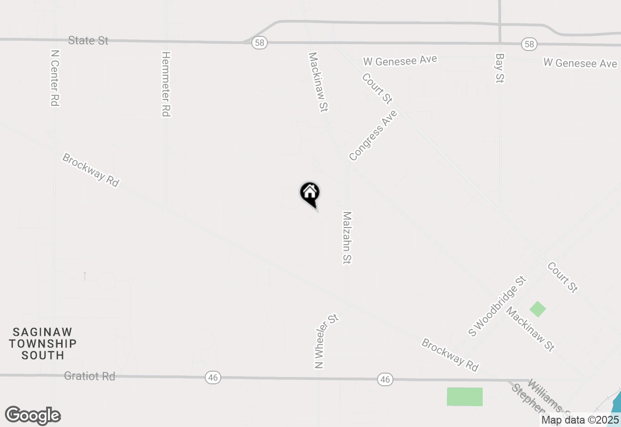 Map of 2046 Sharp Street, Saginaw, MI 48602