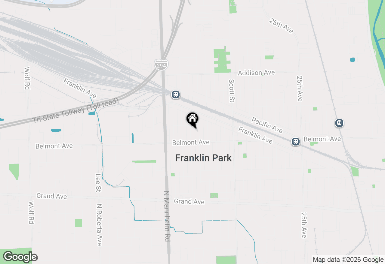 Map of 3229 George Street, Franklin Park, IL 60131