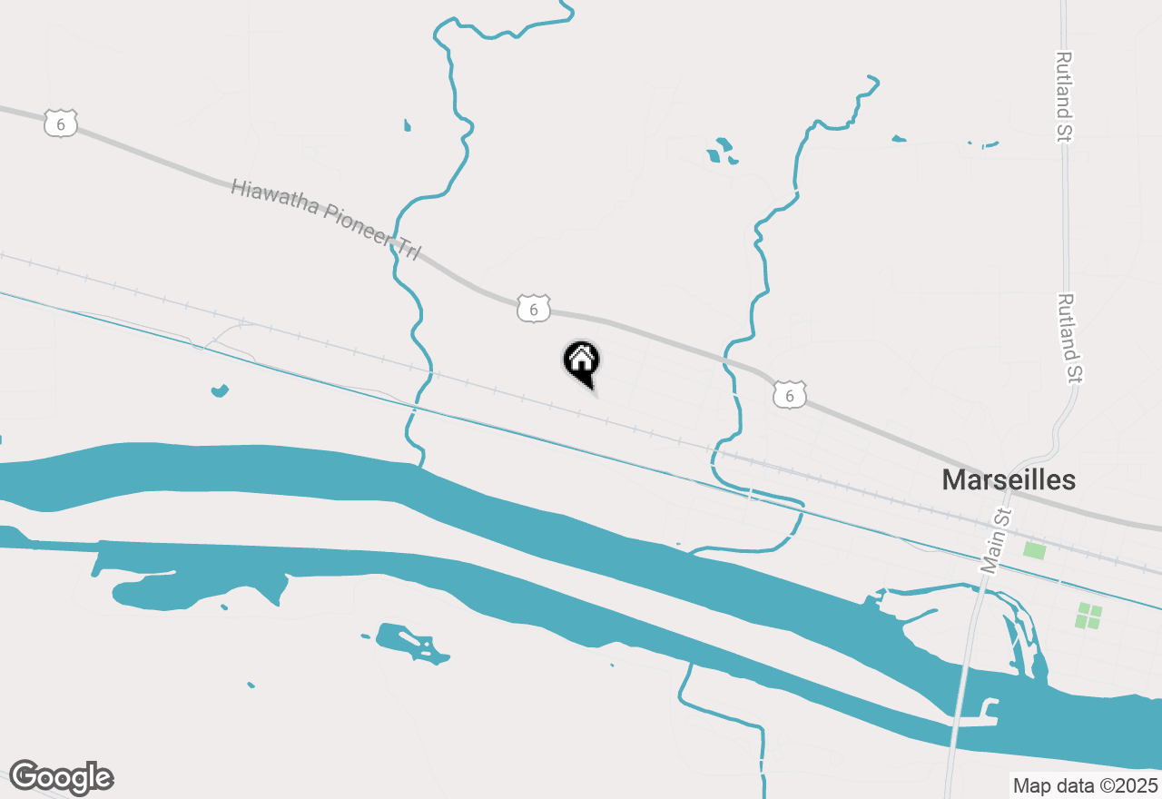 Map of 1026 Catalpa Street, Marseilles, IL 61341