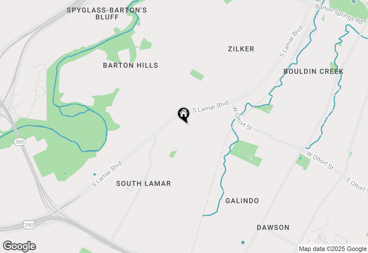 Map of 2520 Bluebonnet Ln #58-A, Austin, TX 78704