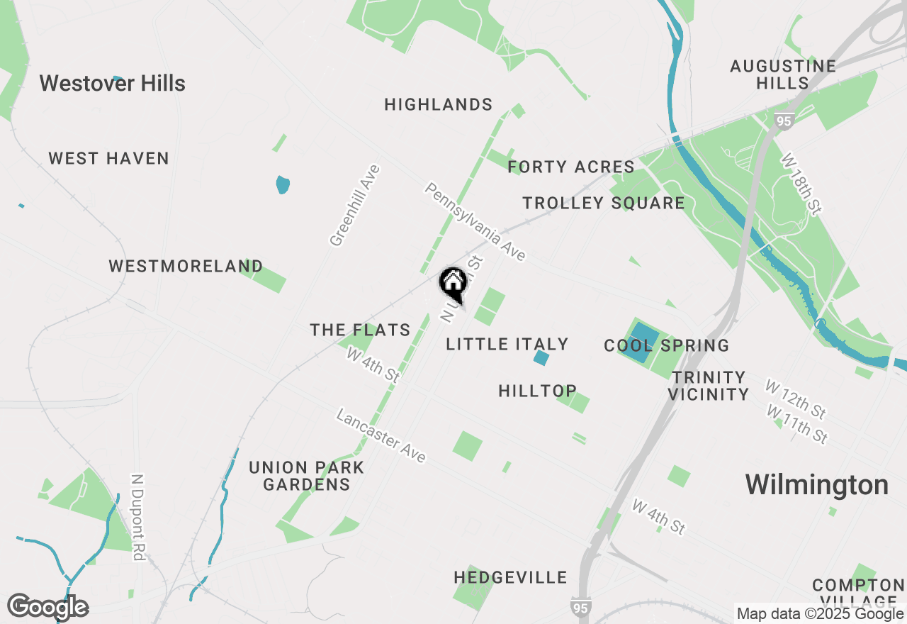 Map of 812 N Union Street, Wilmington, DE 19805