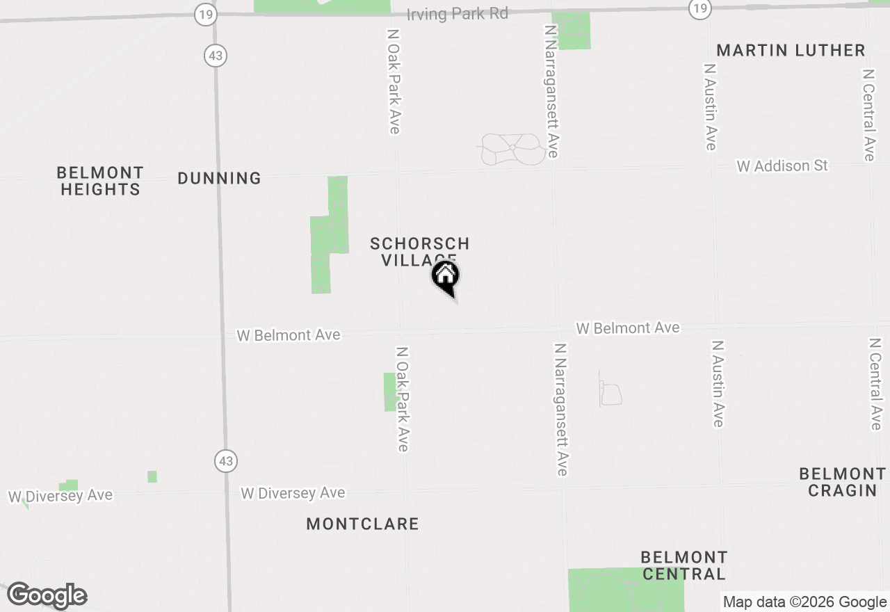 Map of 3241 N Normandy Avenue, Chicago, IL 60634