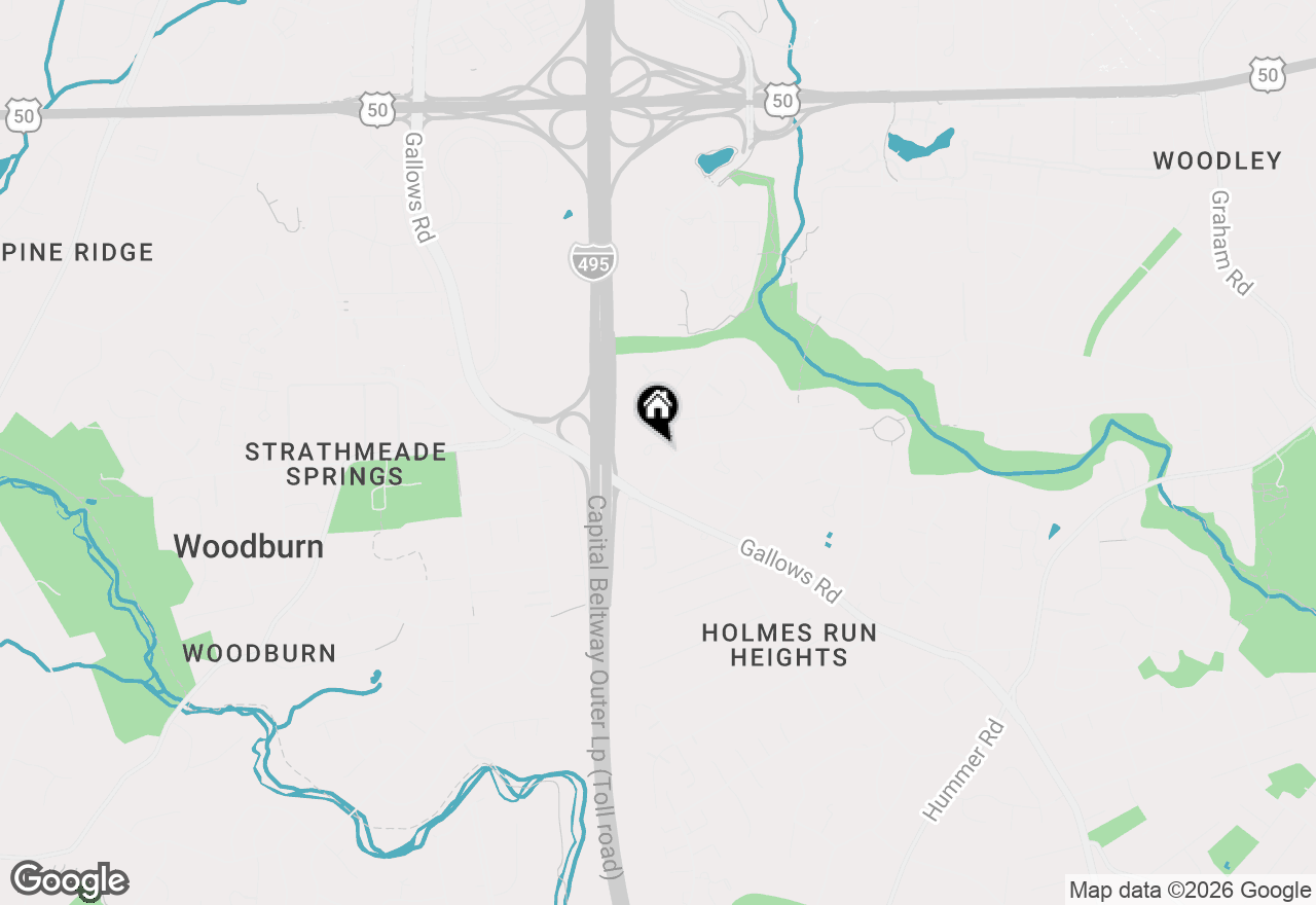 Map of 7905 Sycamore Drive, Falls Church, VA 22042