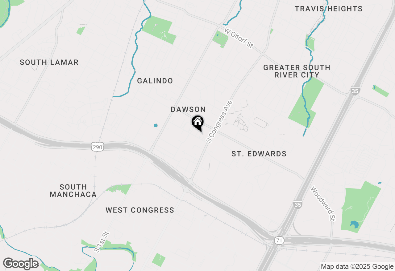 Map of 3511 Alpine Cir #2, Austin, TX 78704