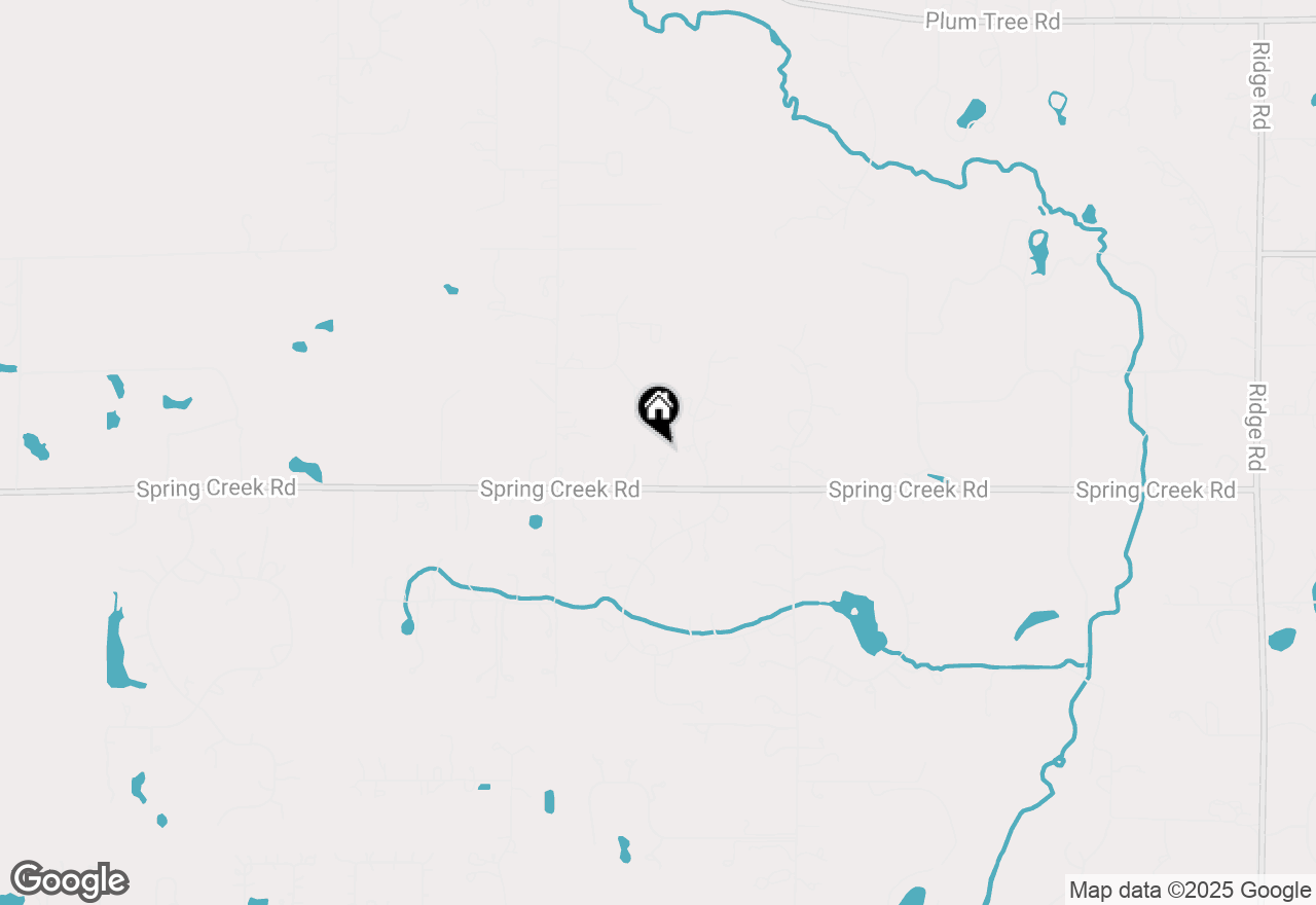 Map of 204 Spring Creek Road, Barrington Hills, IL 60010