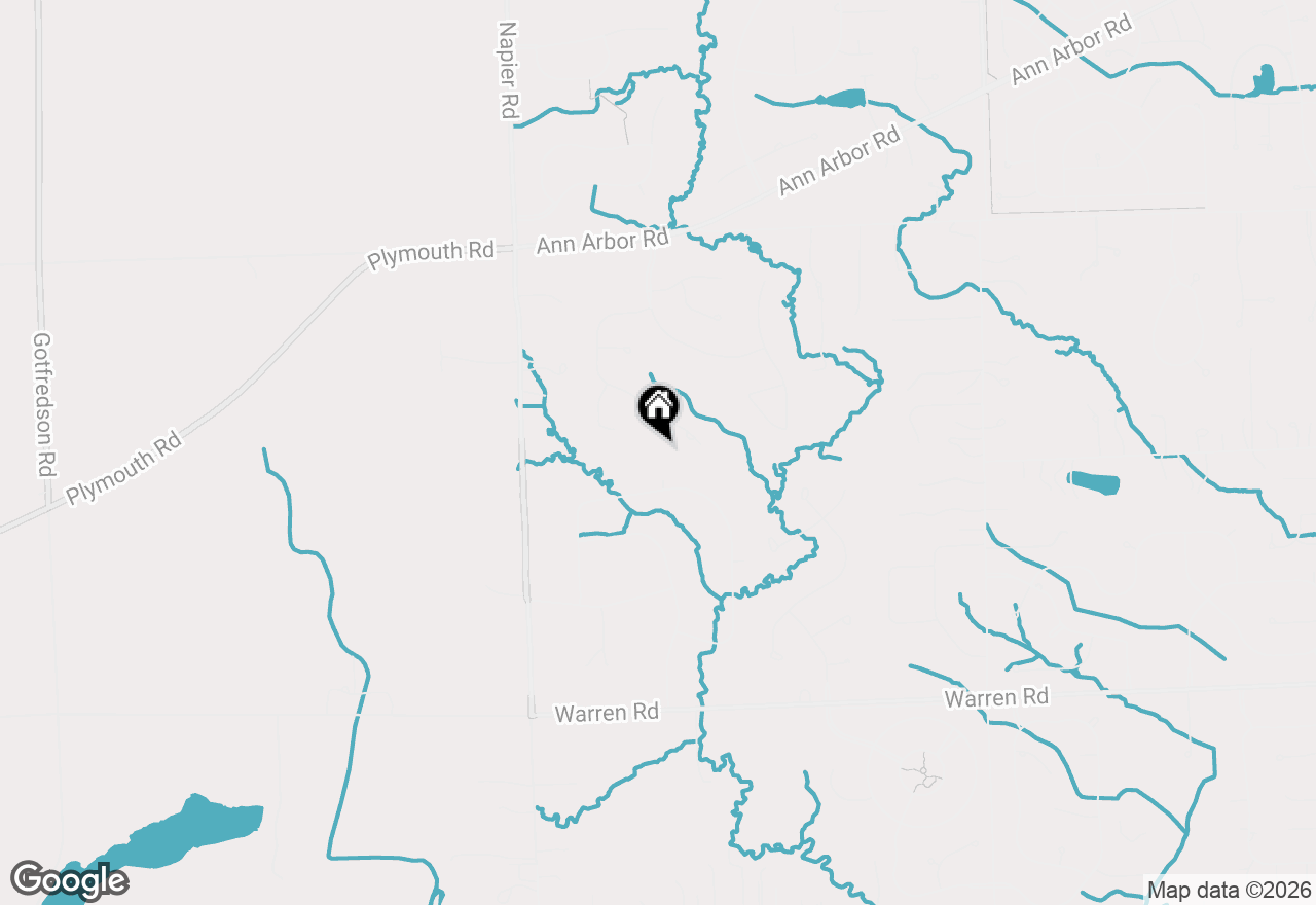 Map of 8098 Tilbury Court, Canton, MI 48187