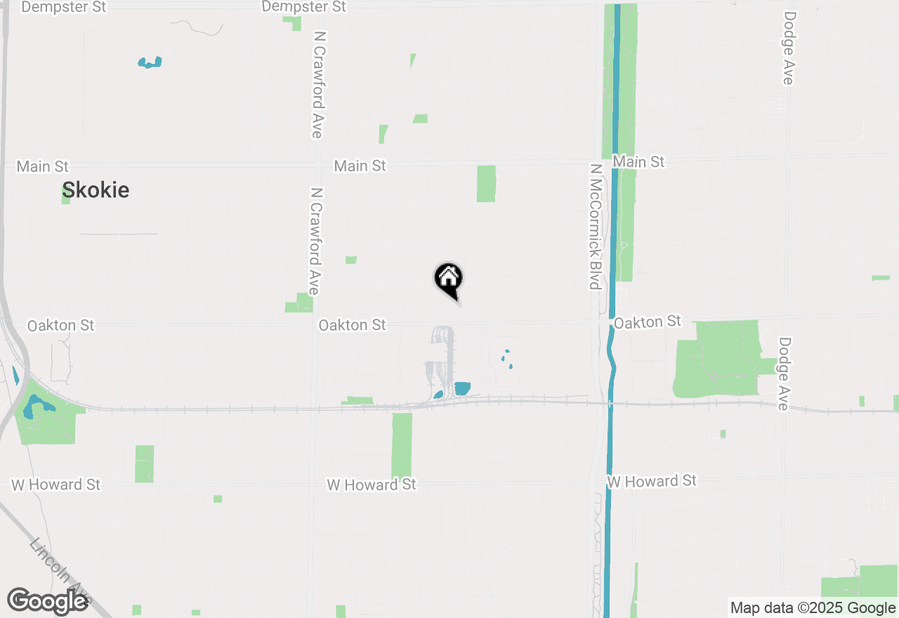 Map of 8020 Monticello Avenue, Skokie, IL 60076