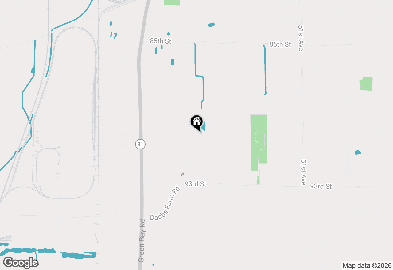 Map of 8971 Creekside Cir, Pleasant Prairie, WI 53158