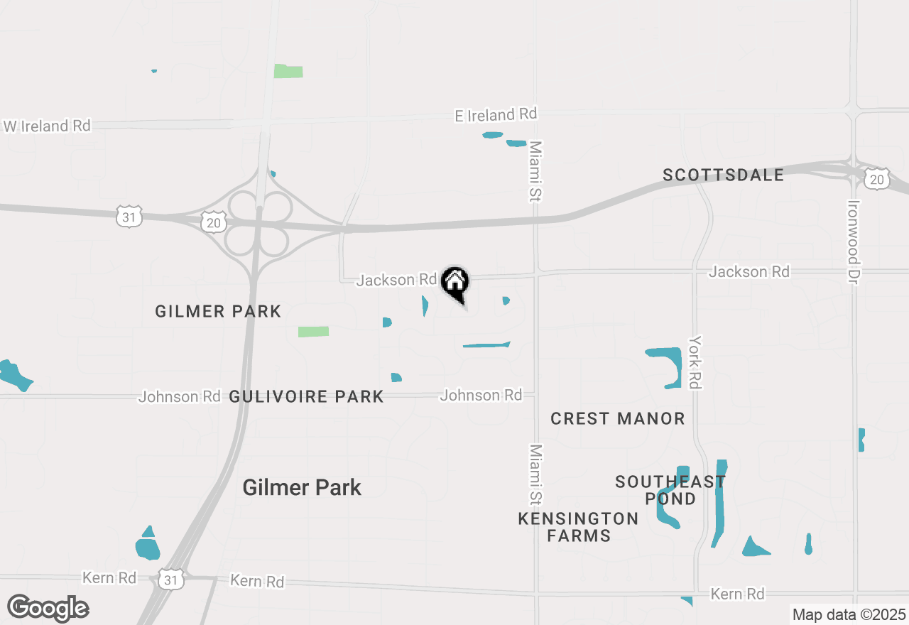 Map of 5148 Copper Pointe Drive, South Bend, IN 46614
