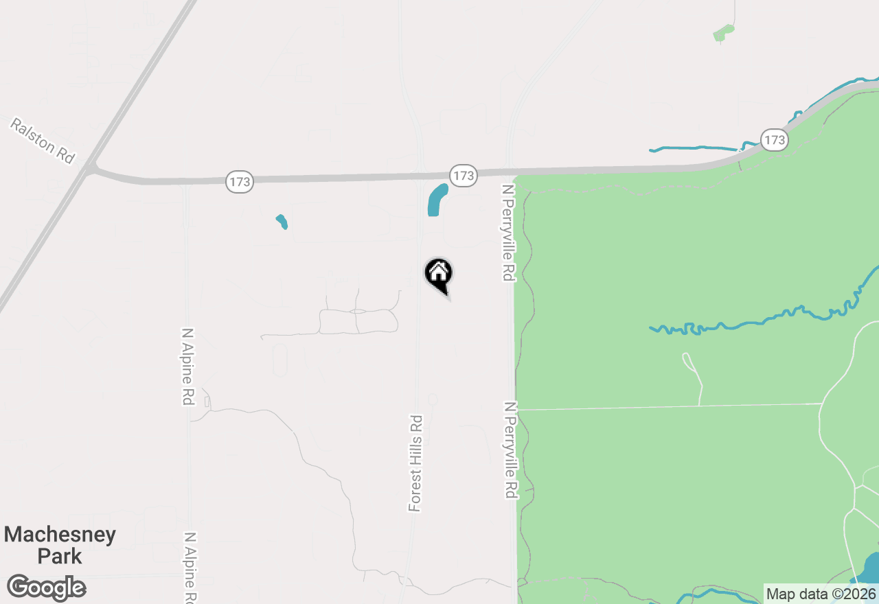 Map of 5362 Talladega Drive, Loves Park, IL 61111