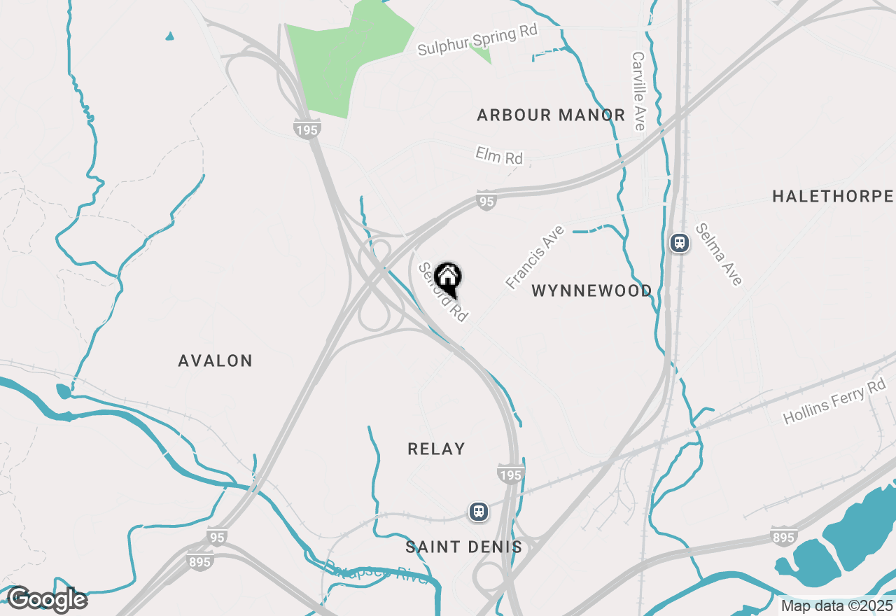 Map of 2 Fallen Tree Court #C, Baltimore, MD 21227