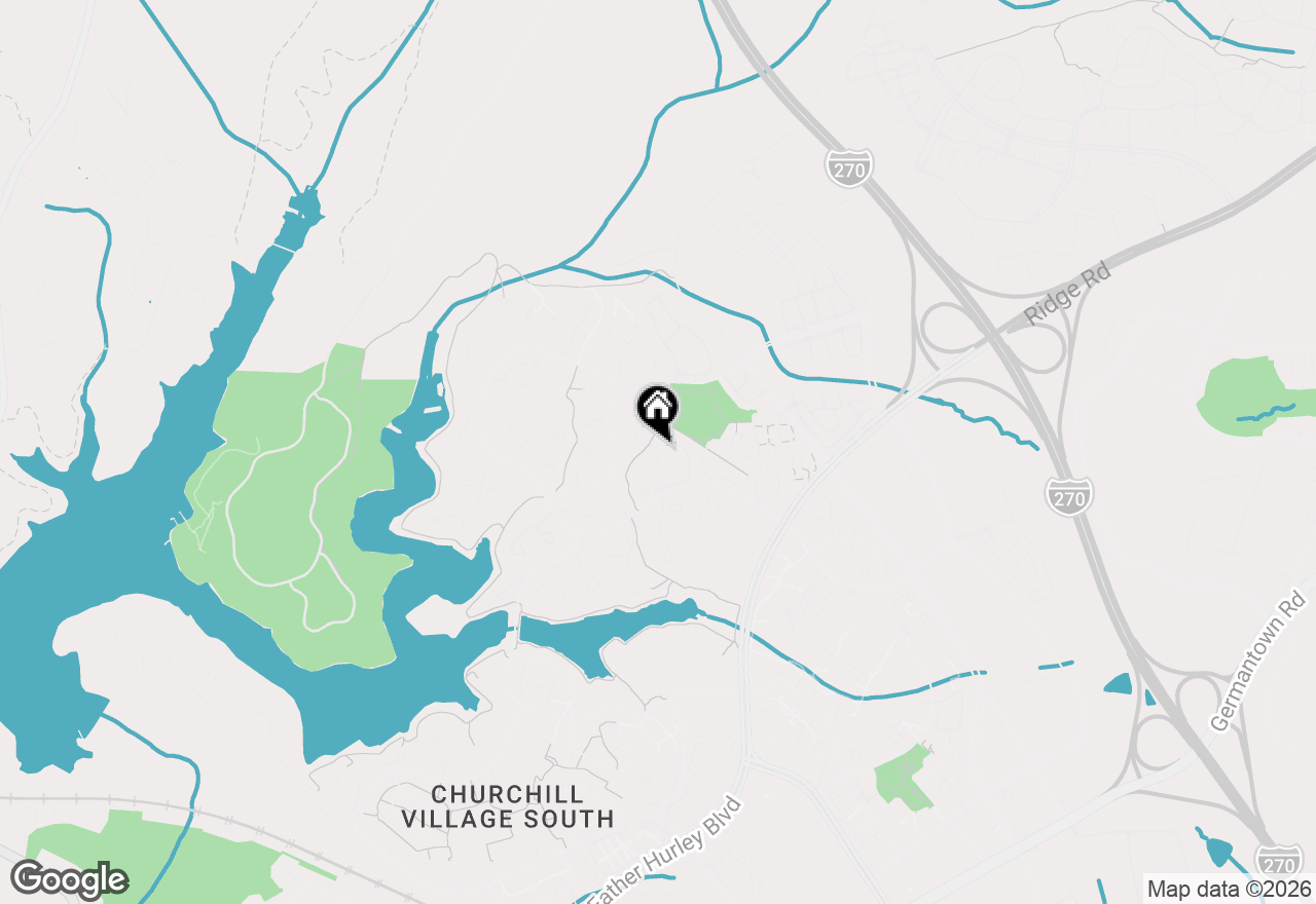 Map of 20536 Staffordshire Drive, Germantown, MD 20874