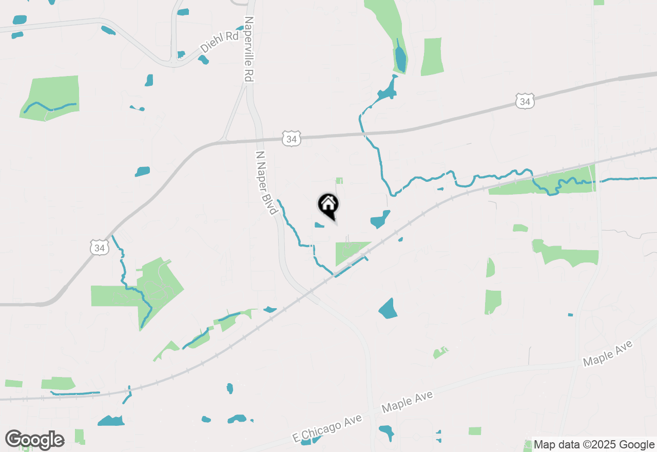 Map of 5200 Ridge Road, Lisle, IL 60532