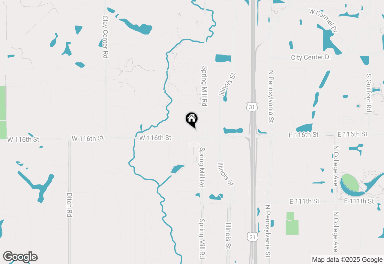 Map of 510 W 116 Street, Carmel, IN 46032