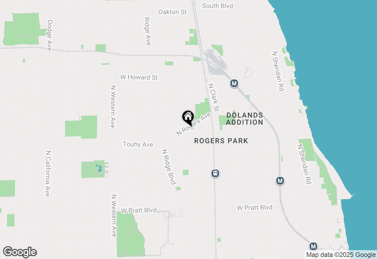 Map of 7319 N Rogers Avenue #101, Chicago, IL 60626