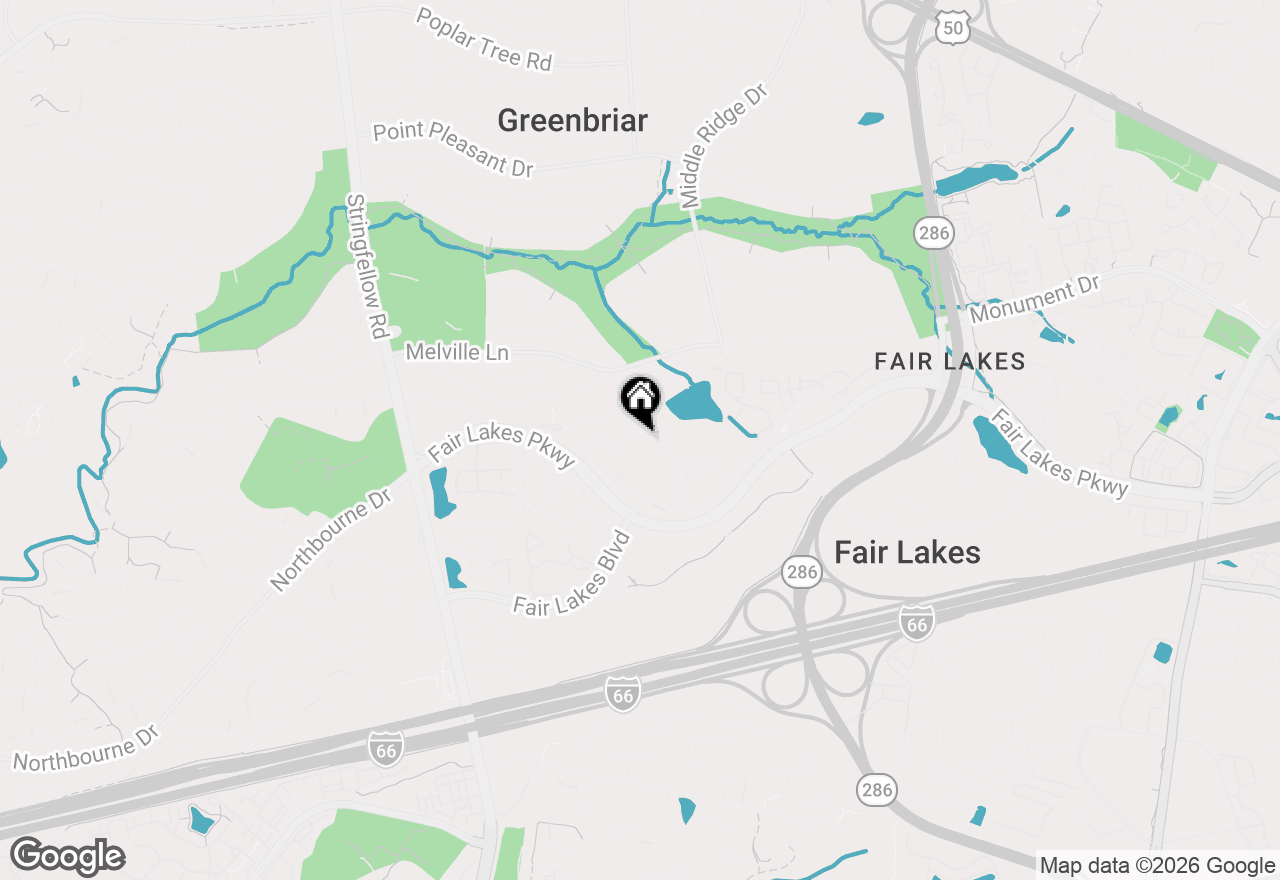 Map of 4609 Hummingbird Lane #106, Fairfax, VA 22033