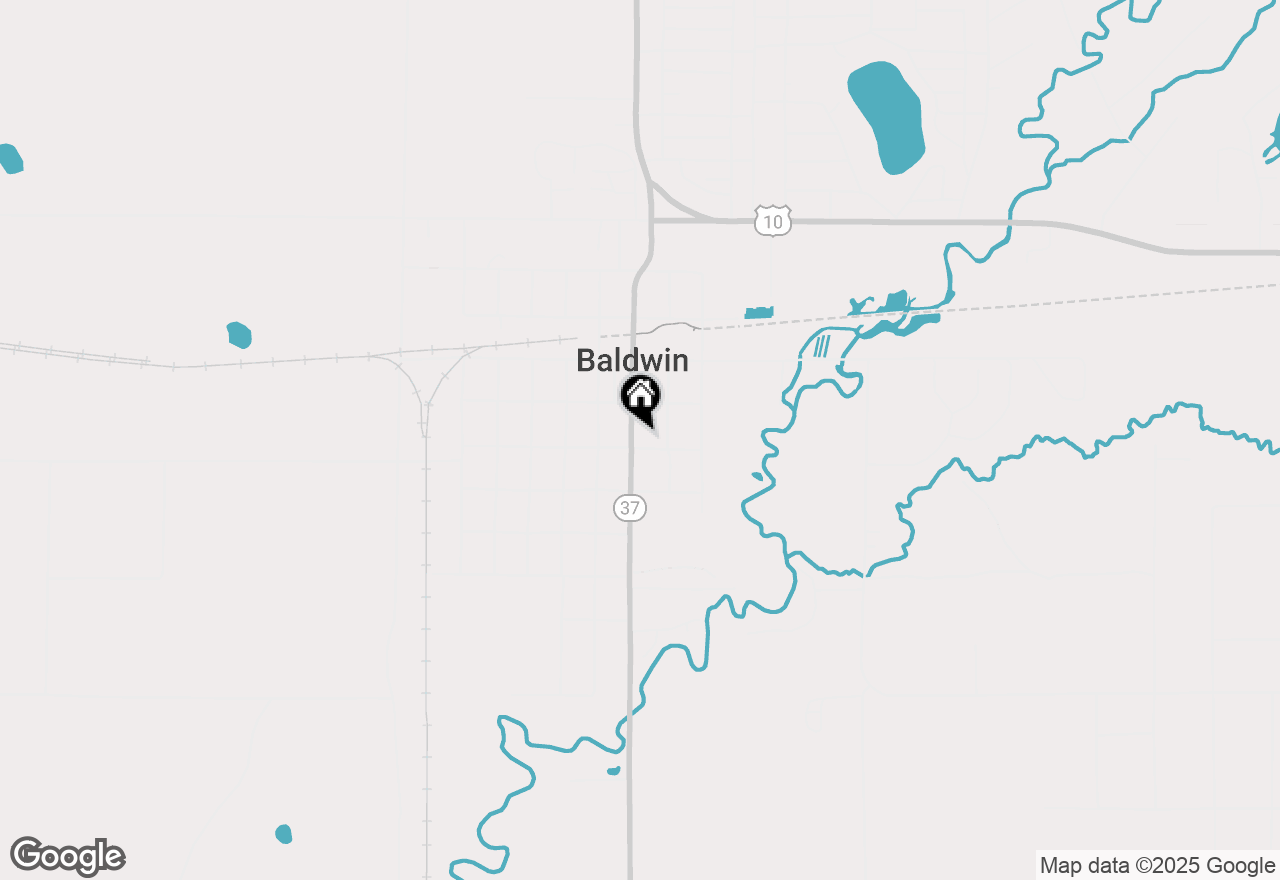 Map of 708 Michigan Avenue, Baldwin, MI 49304