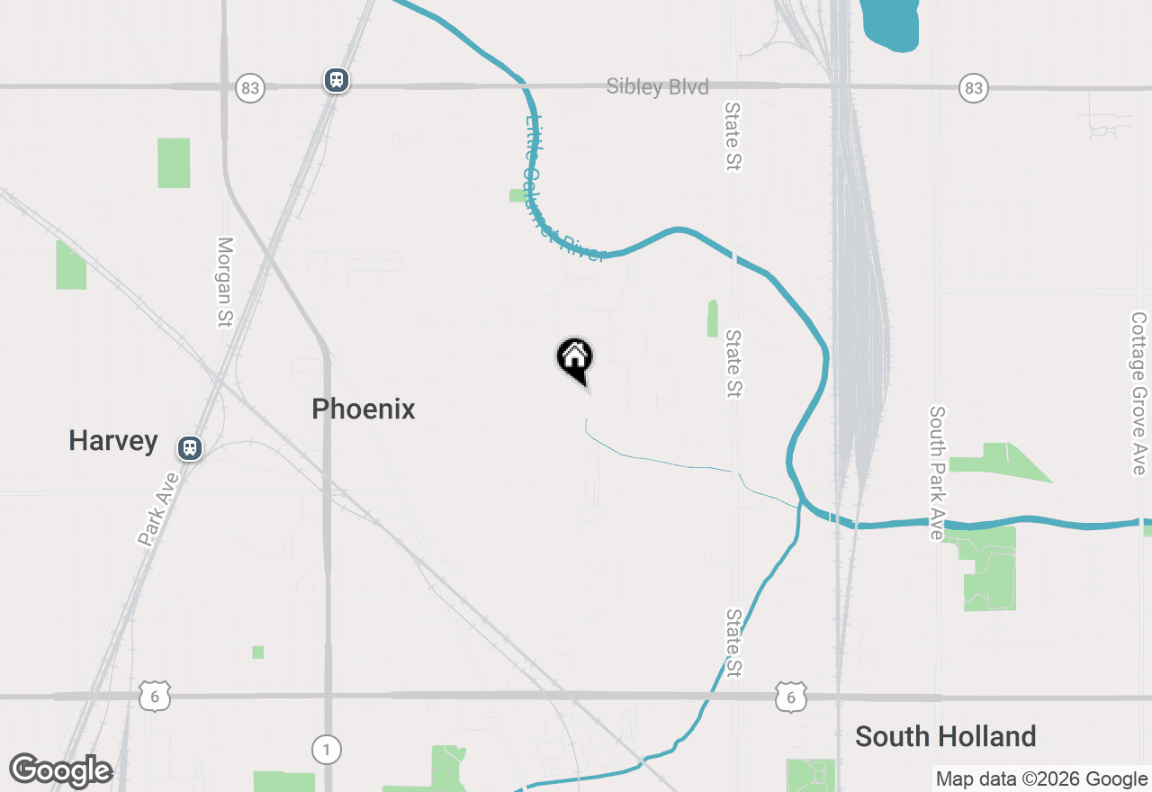 Map of 931 Miller Place, Phoenix, IL 60426