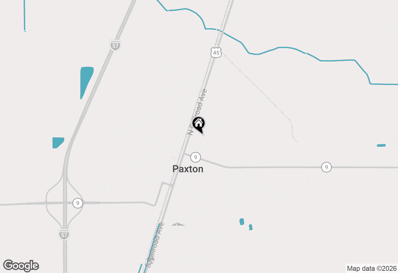Map of 247 E Holmes Street, Paxton, IL 60957