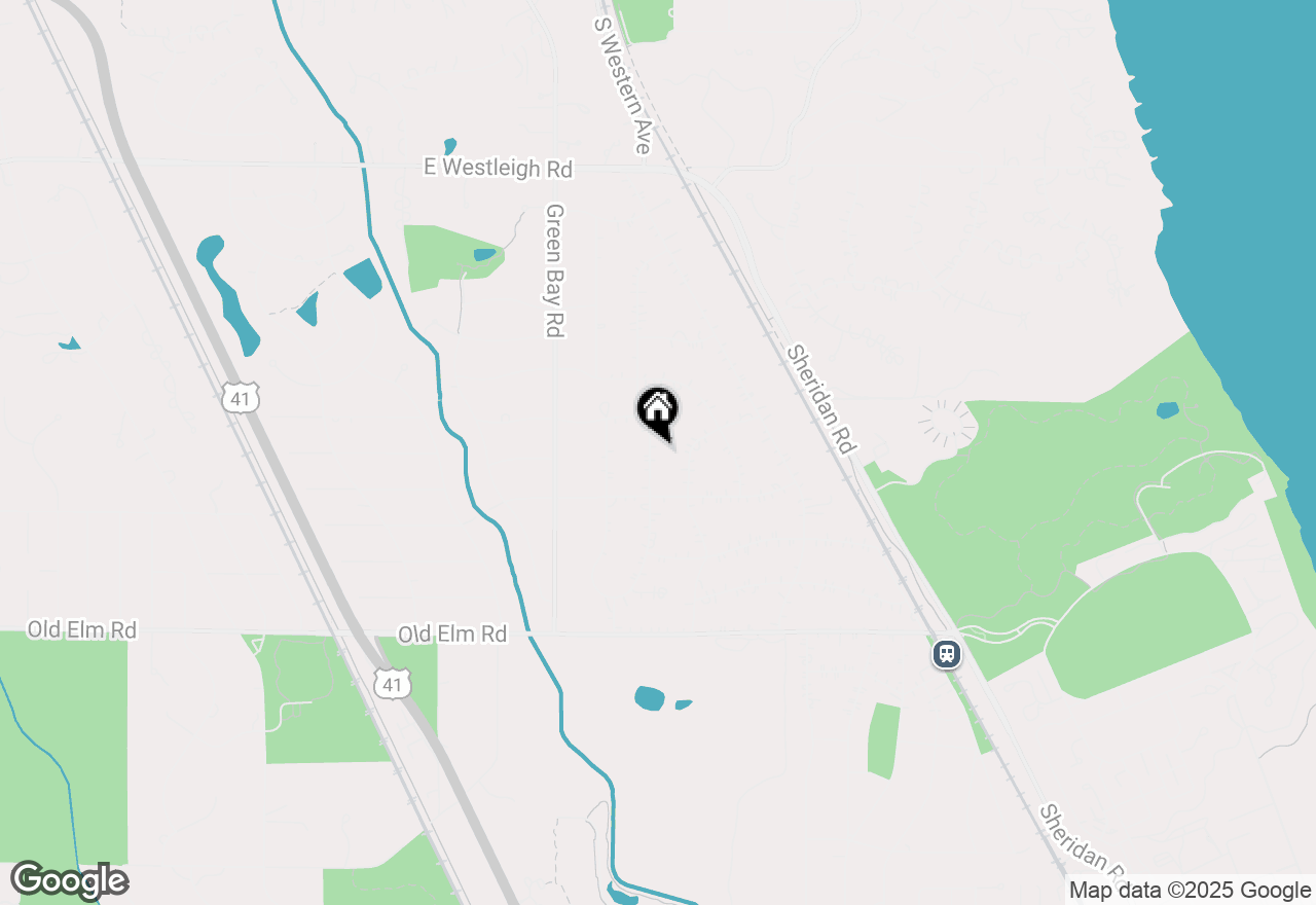 Map of 887 Timber Lane, Lake Forest, IL 60045