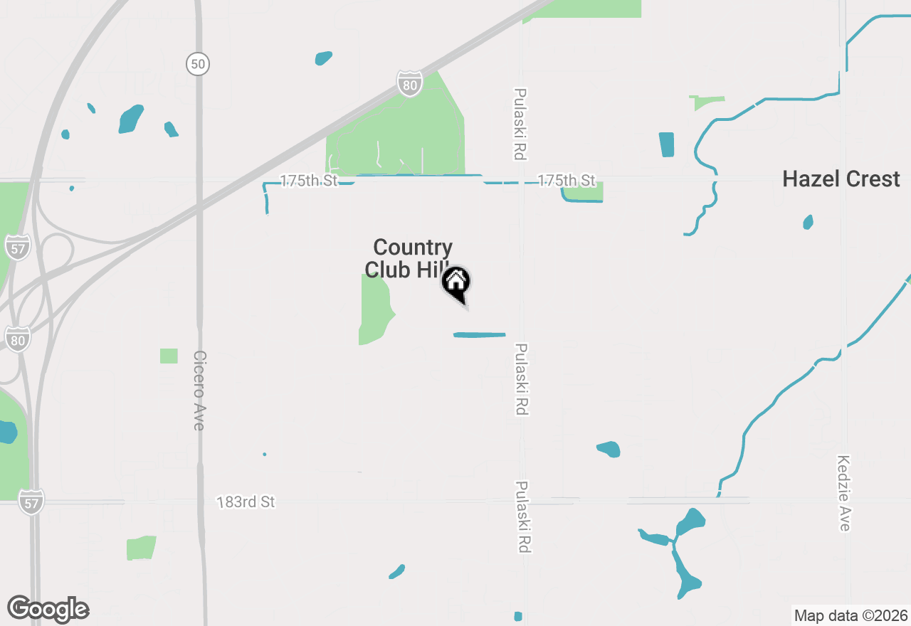 Map of (Address confidential), Country Club Hills, Illinois 60478