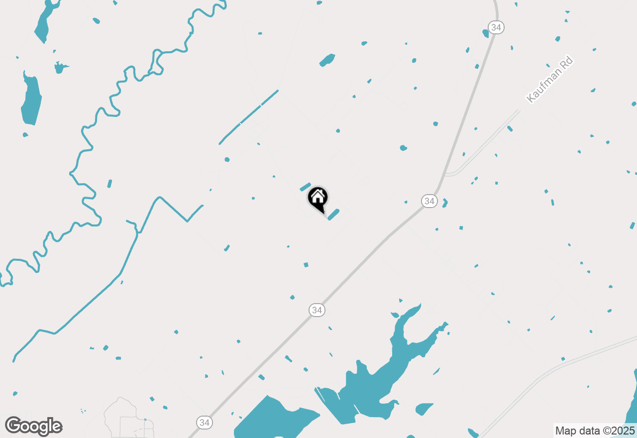 Map of 1525 Joyce Road, Kaufman, TX 75142