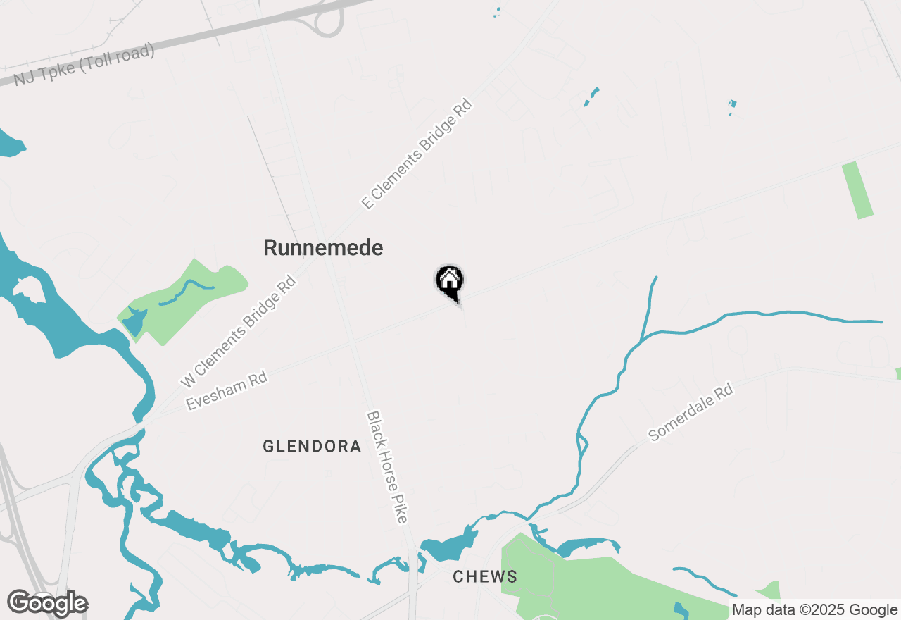 Map of 314-316 E Evesham Road, Glendora, NJ 08029