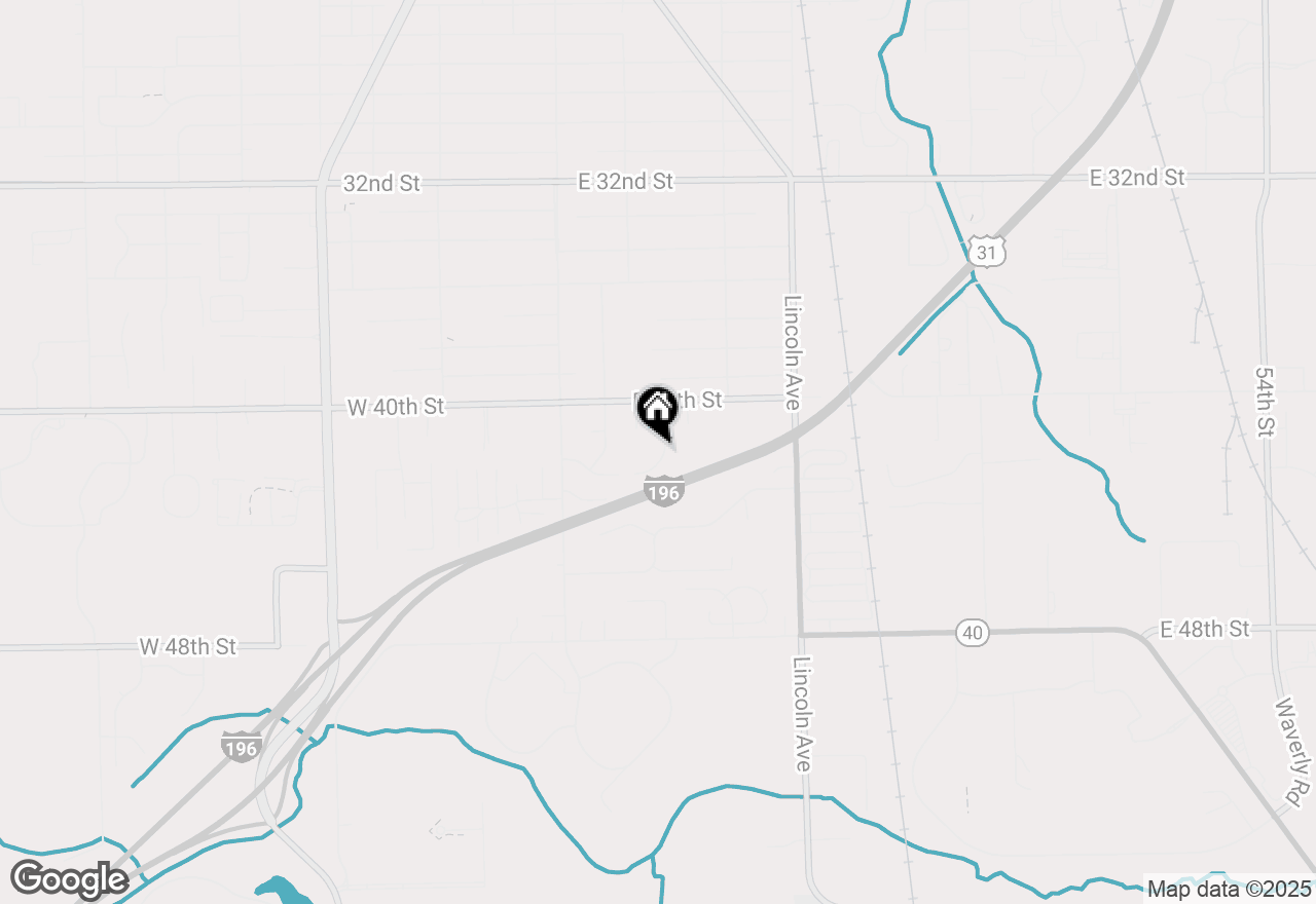 Map of 1042 Maplewood Court, Holland, MI 49423