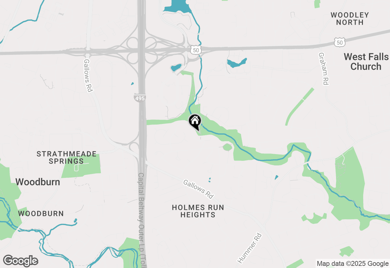 Map of 3224 Holly Berry Court, Falls Church, VA 22042
