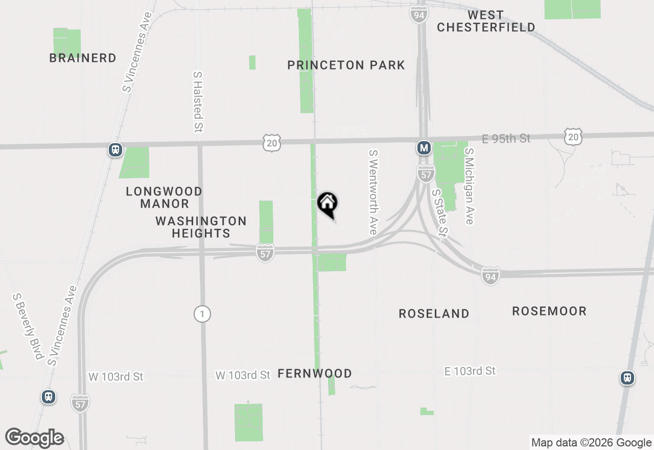 Map of 9754 S Harvard Avenue, Chicago, IL 60628