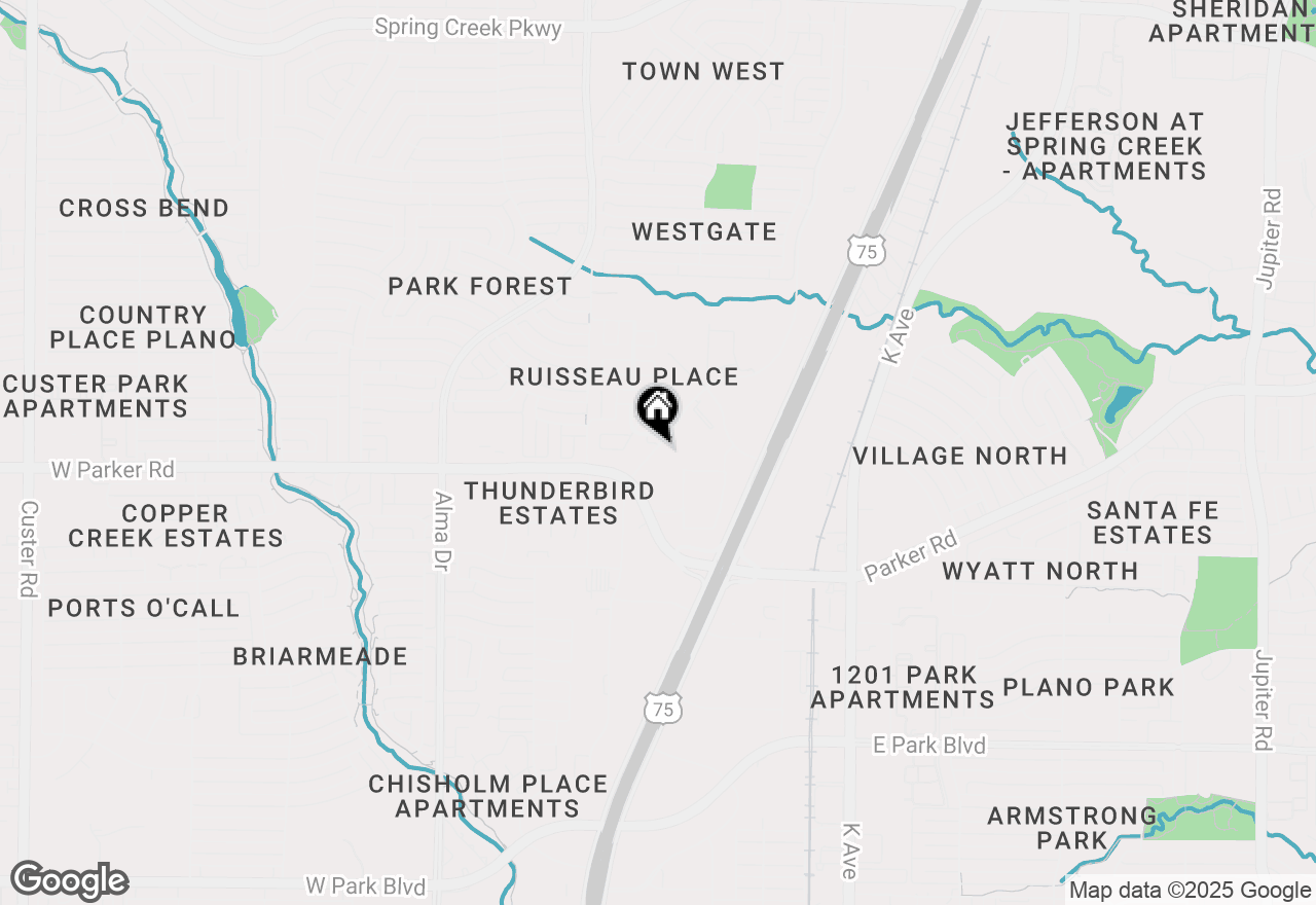 Map of 3320 Premier Drive, Plano, TX 75023