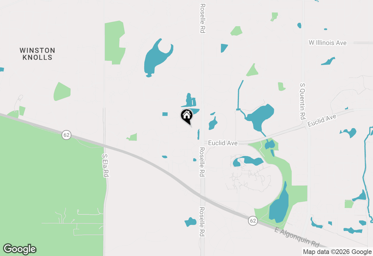 Map of 1528 Shire Circle #1A, Inverness, IL 60067