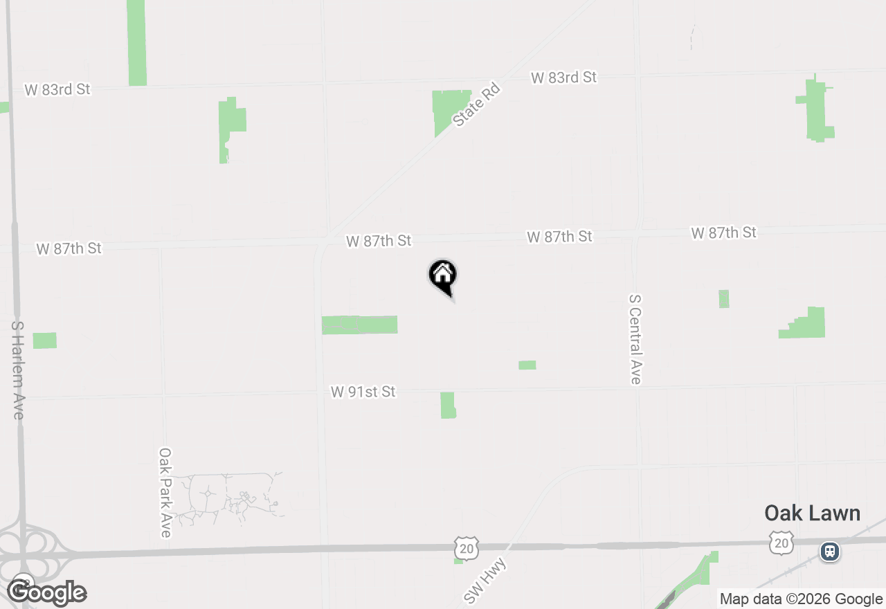 Map of 8847 Meade Avenue, Oak Lawn, IL 60453