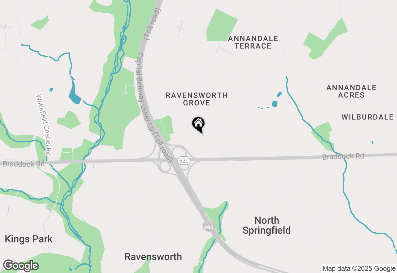 Map of 7727 Kalorama Road, Annandale, VA 22003
