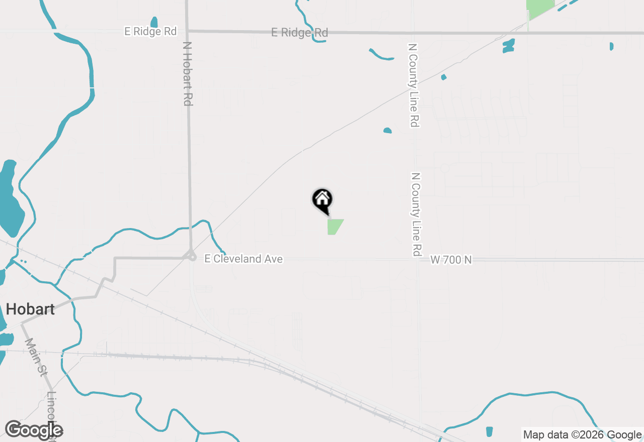 Map of 131 Hillcrest Street, Hobart, IN 46342