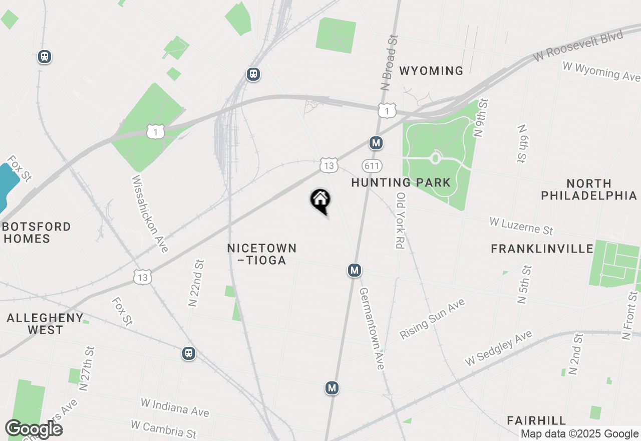 Map of 3850 N 16th Street, Philadelphia, PA 19140