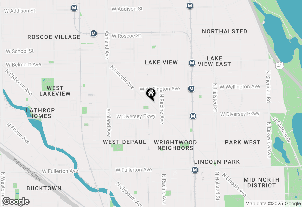 Map of 2871 N Lincoln Avenue, Chicago, IL 60657