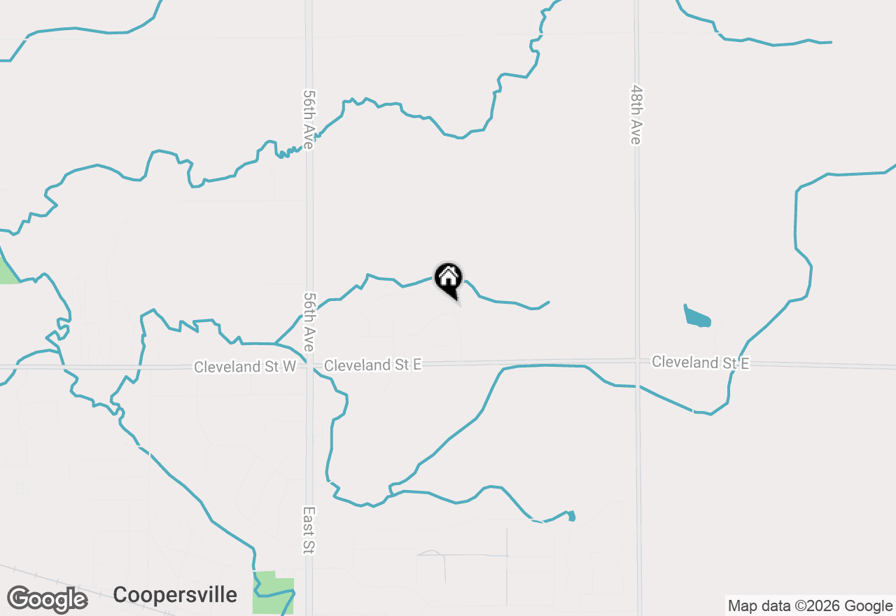 Map of 943 Red Tail Drive, Coopersville, MI 49404