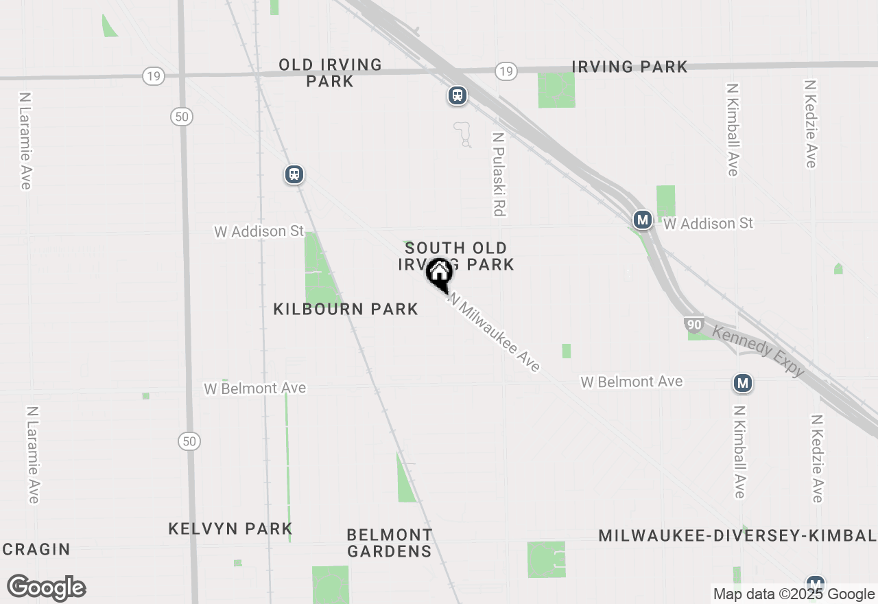 Map of 4134 W Roscoe Street, Chicago, IL 60641