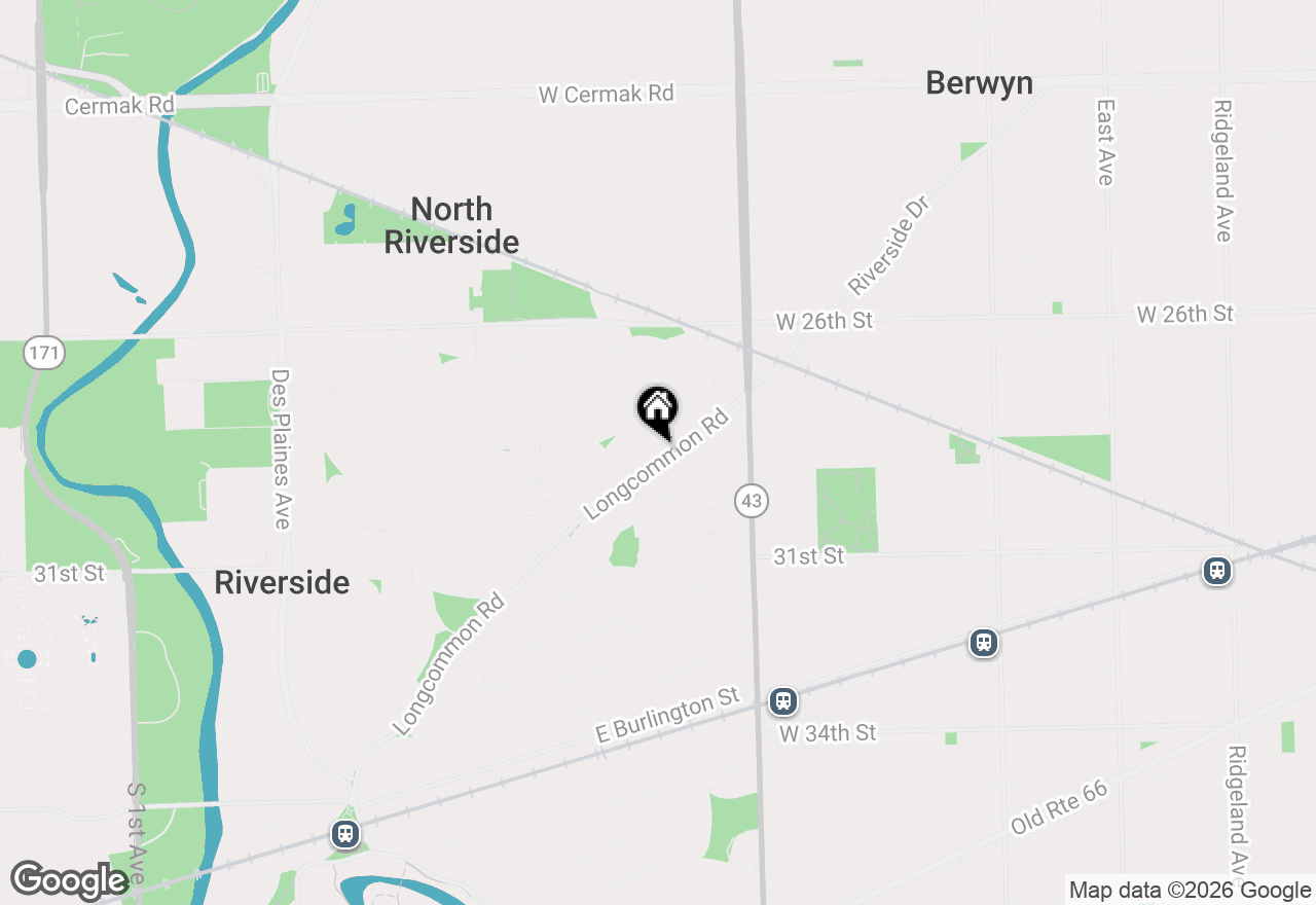 Map of (Address confidential), Riverside, Illinois 60546