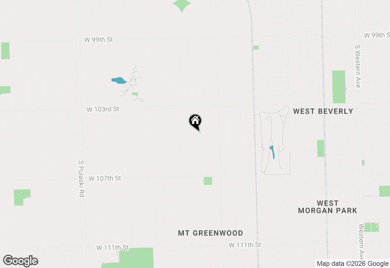 Map of 10433 S Christiana Avenue, Chicago, IL 60655