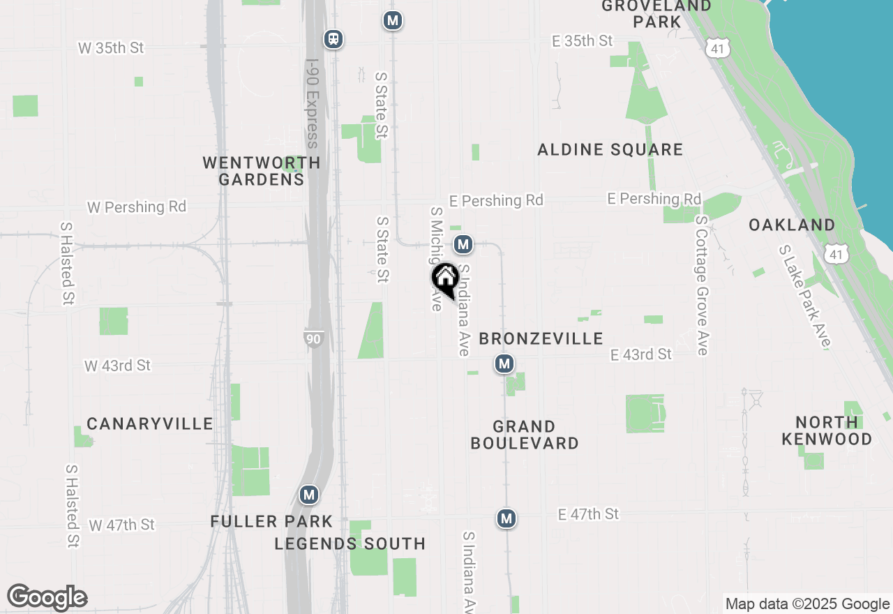 Map of 4143 S Michigan Avenue #2N, Chicago, IL 60653