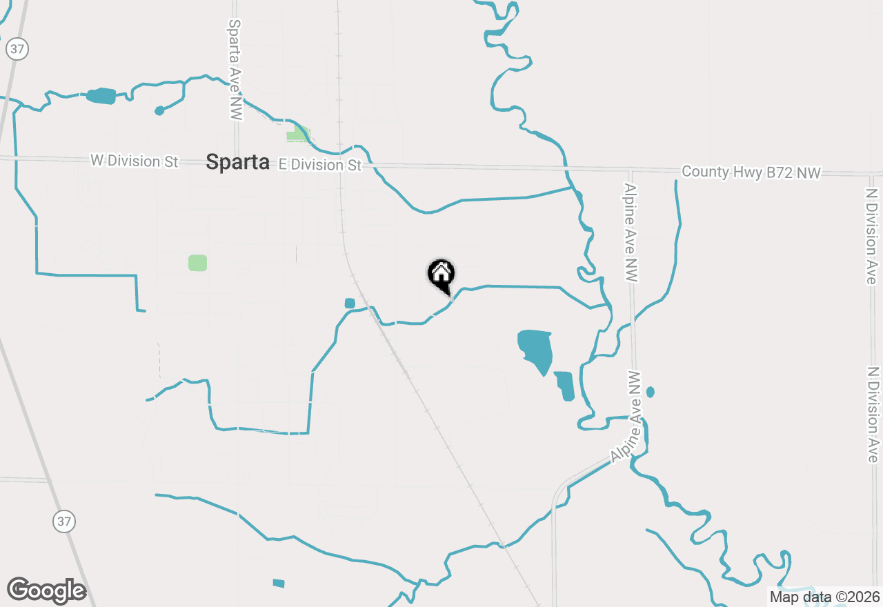 Map of 320 Maizie Lane, Sparta, MI 49345