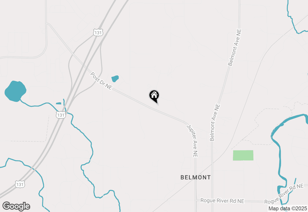 Map of 1977 Post Drive Ne, Belmont, MI 49306