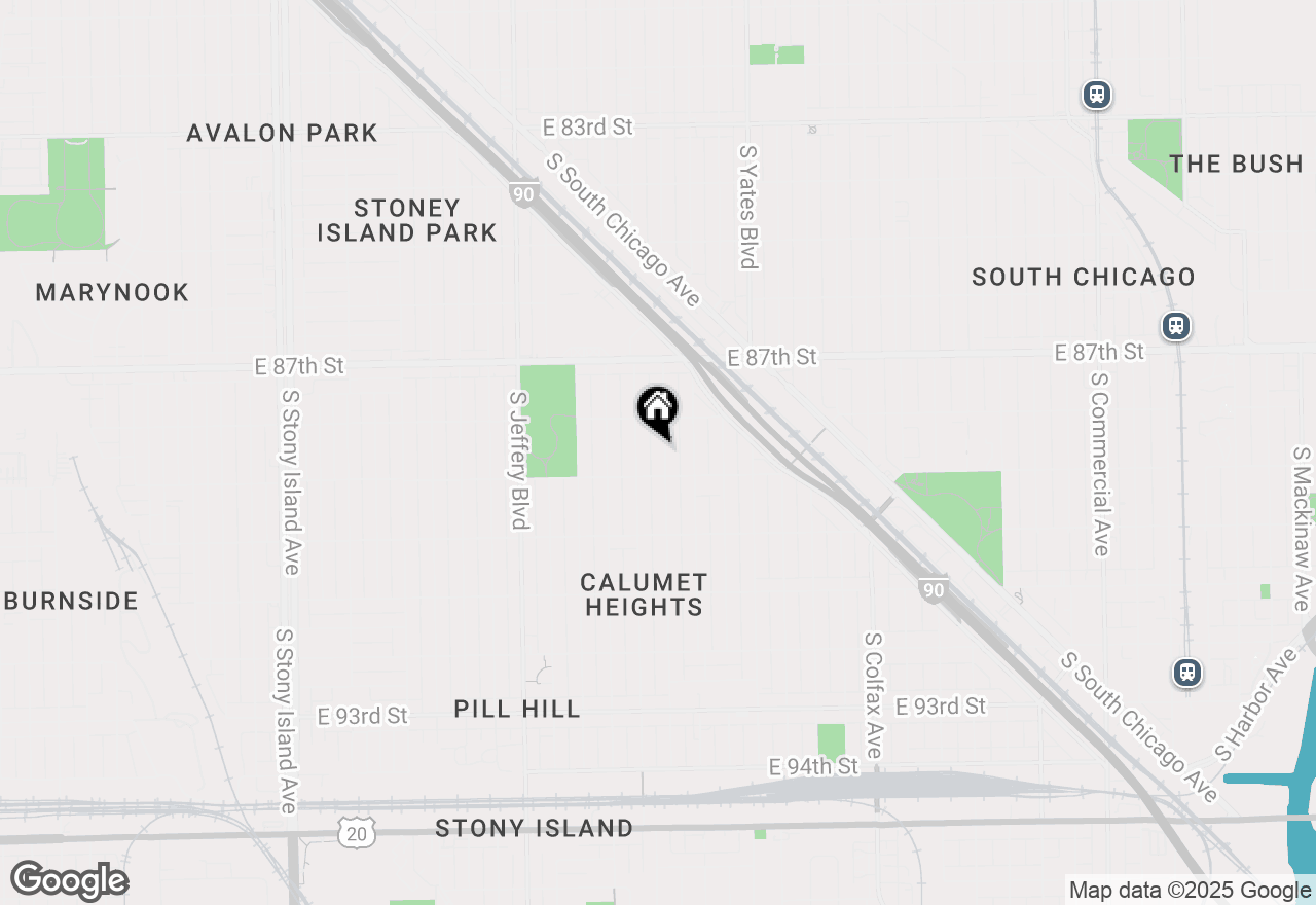 Map of 8834 S Luella Avenue, Chicago, IL 60617