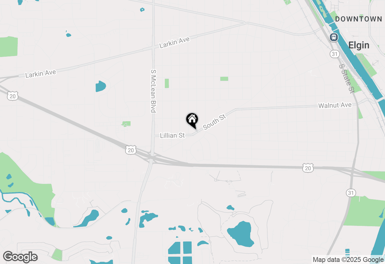 Map of 1112-20 South Street, Elgin, IL 60123