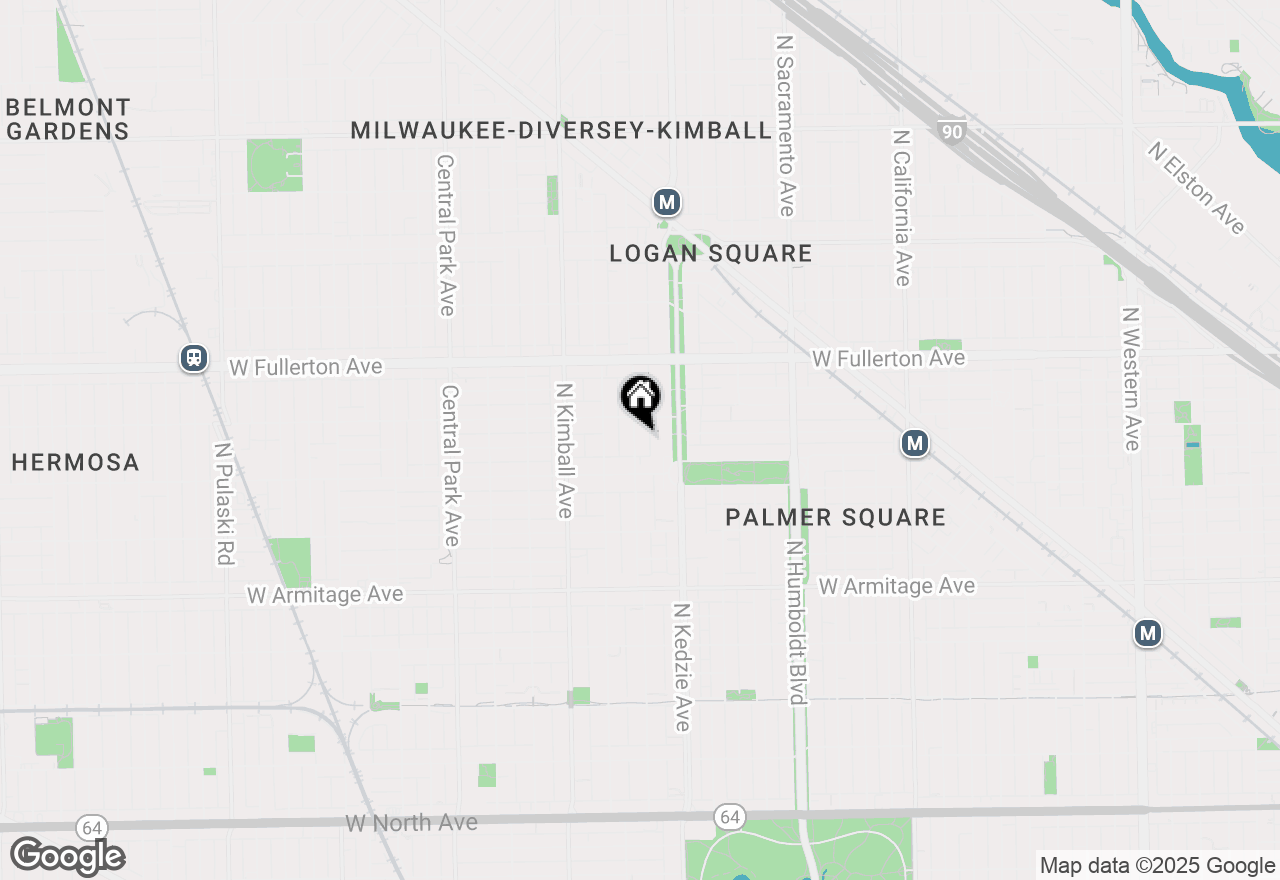 Map of 2233 N Sawyer Avenue, Chicago, IL 60647