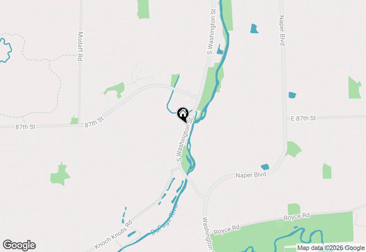 Map of 2206 Worthing Drive, Naperville, IL 60565