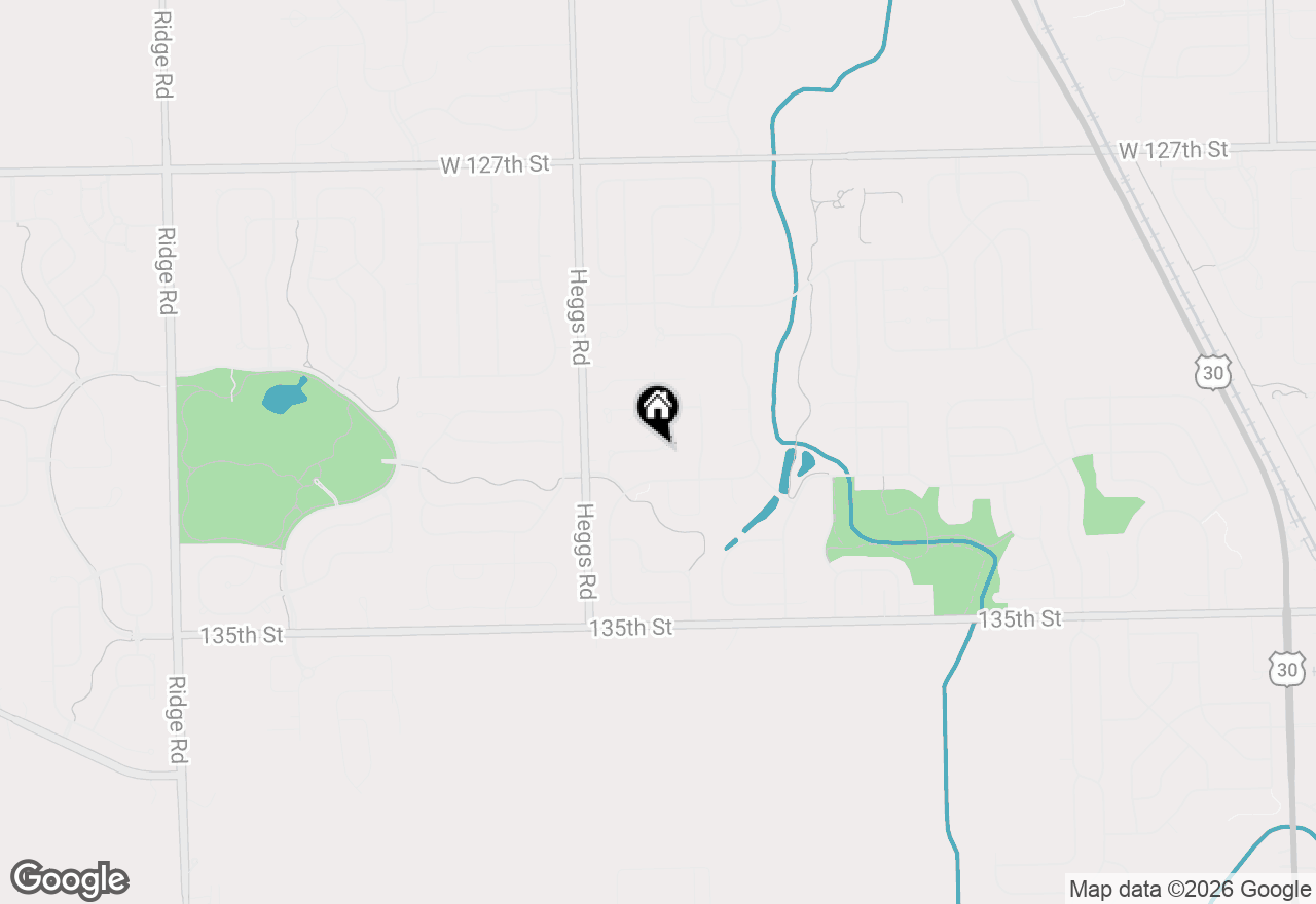 Map of 25947 Campbell Lane, Plainfield, IL 60585
